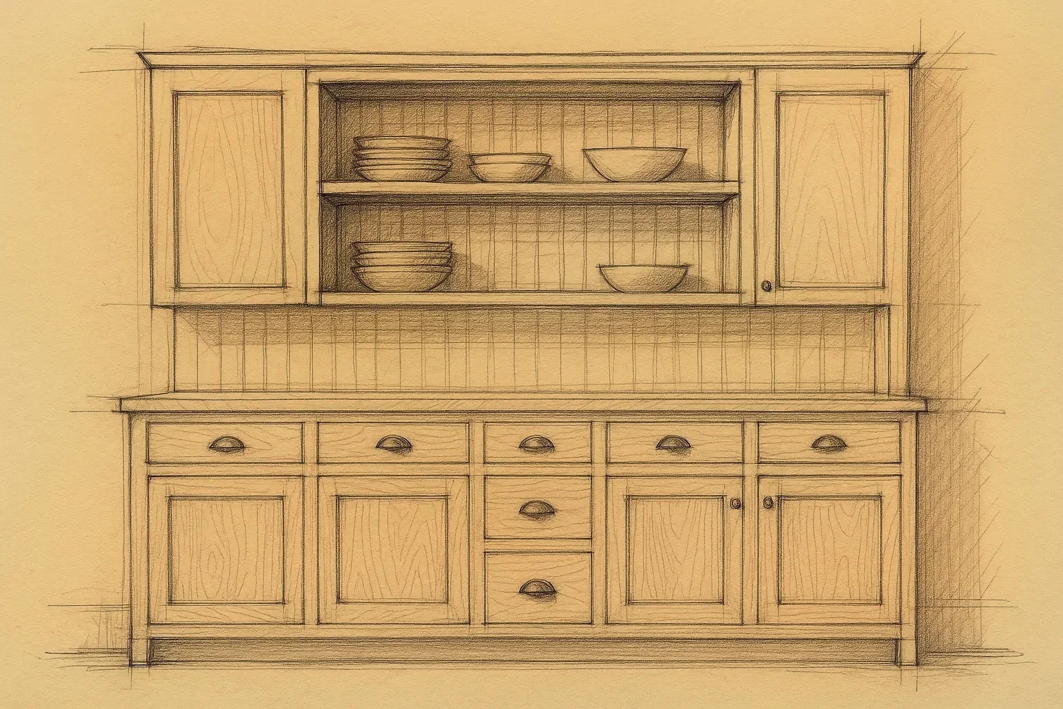 Cabinetry: Custom finishes and configurations you can open, close, and compare